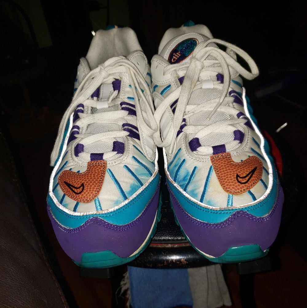 MENS NIKE AIR MAX 98 CHARLOTTE HORNETS SIZE 10
